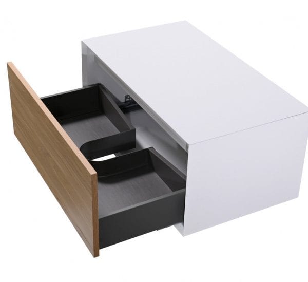 COPEN Ormarić za Lavabo KELLY 80x46 Wood/White (bez lavaboa)