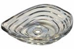 Stakleni Nadgradni Lavabo COPEN Transparent 50x36 cm