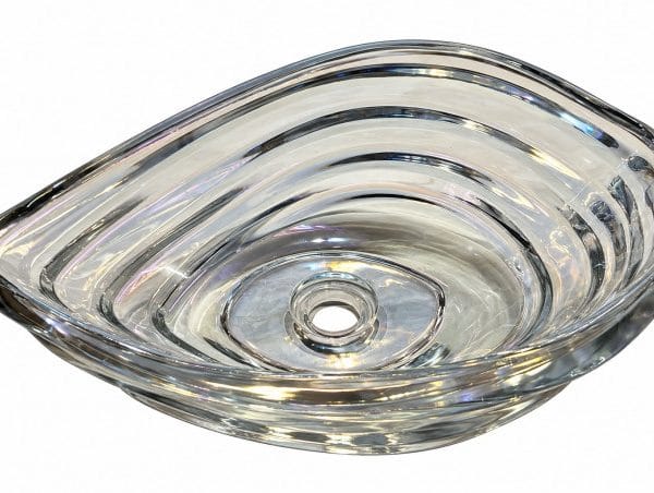 Stakleni Nadgradni Lavabo COPEN Transparent 50x36 cm