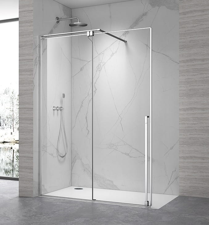 Walk In Paravan 80 do 140 cm Copen OMEGA Chrome - Tuš Stena Hrom 80-140 cm Walk In Paravan 80 do 140 cm Copen OMEGA Chrome - Tuš Stena Hrom 80-140 cm